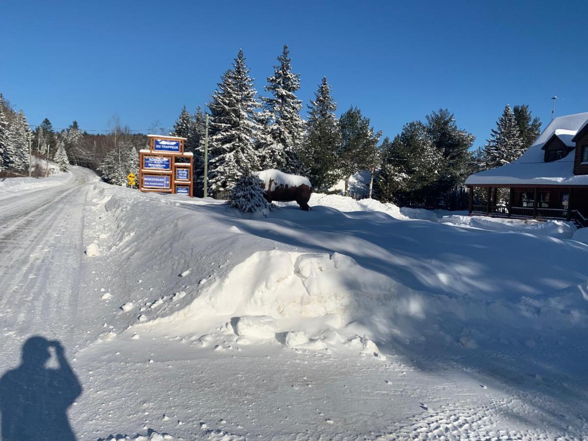 L'Auberge Refuge Du Trappeur Saint Mathieu Du Parc Exterior foto